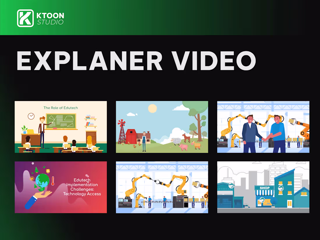 Cover image for High-converting 2D explainer videos. We