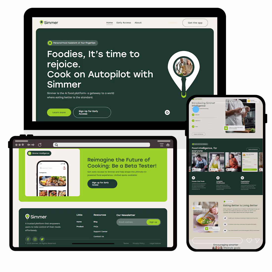 Cover image for AI Food Tech Website |