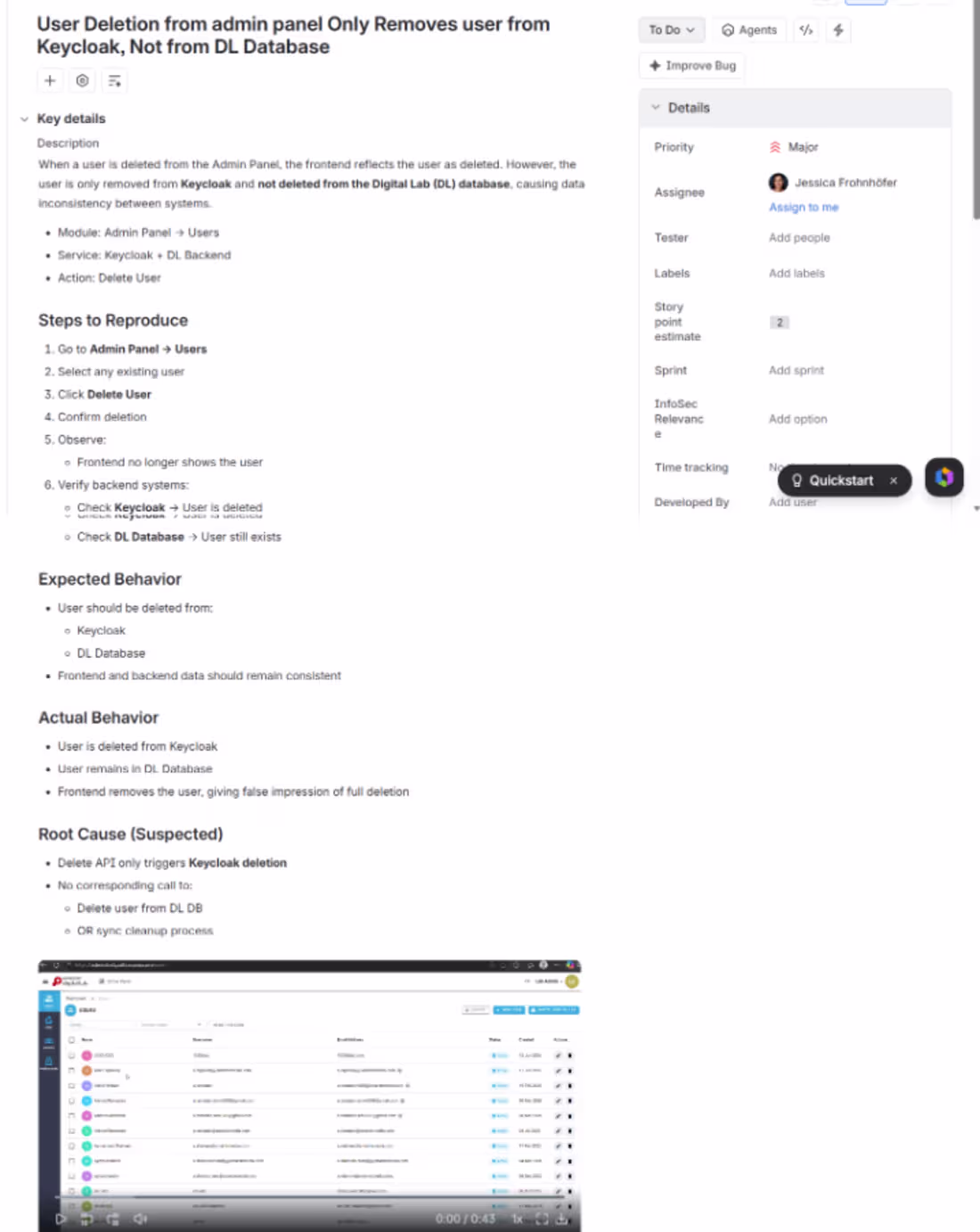 Cover image for Reported and documented software defects