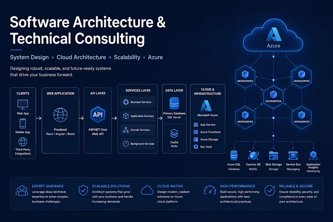Cover image for Software Architecture & Technical Consulting