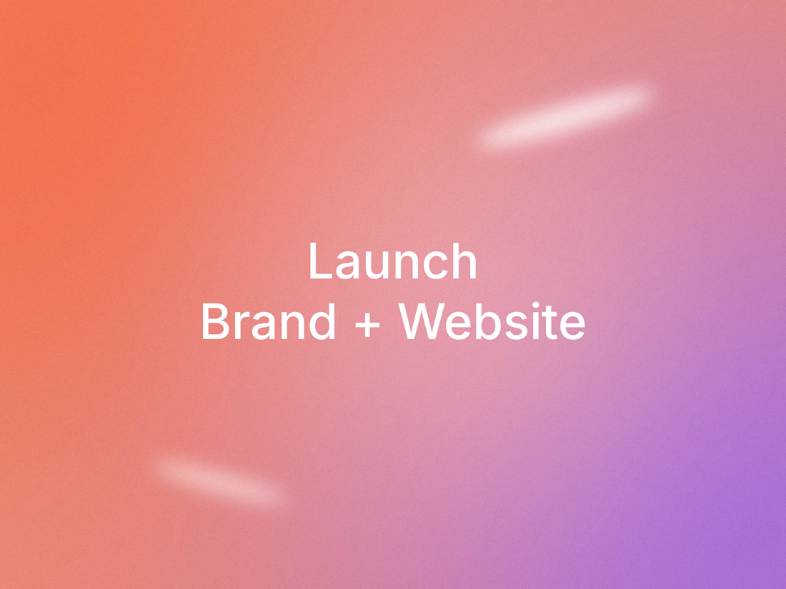Cover image for Launch: Brand + Website