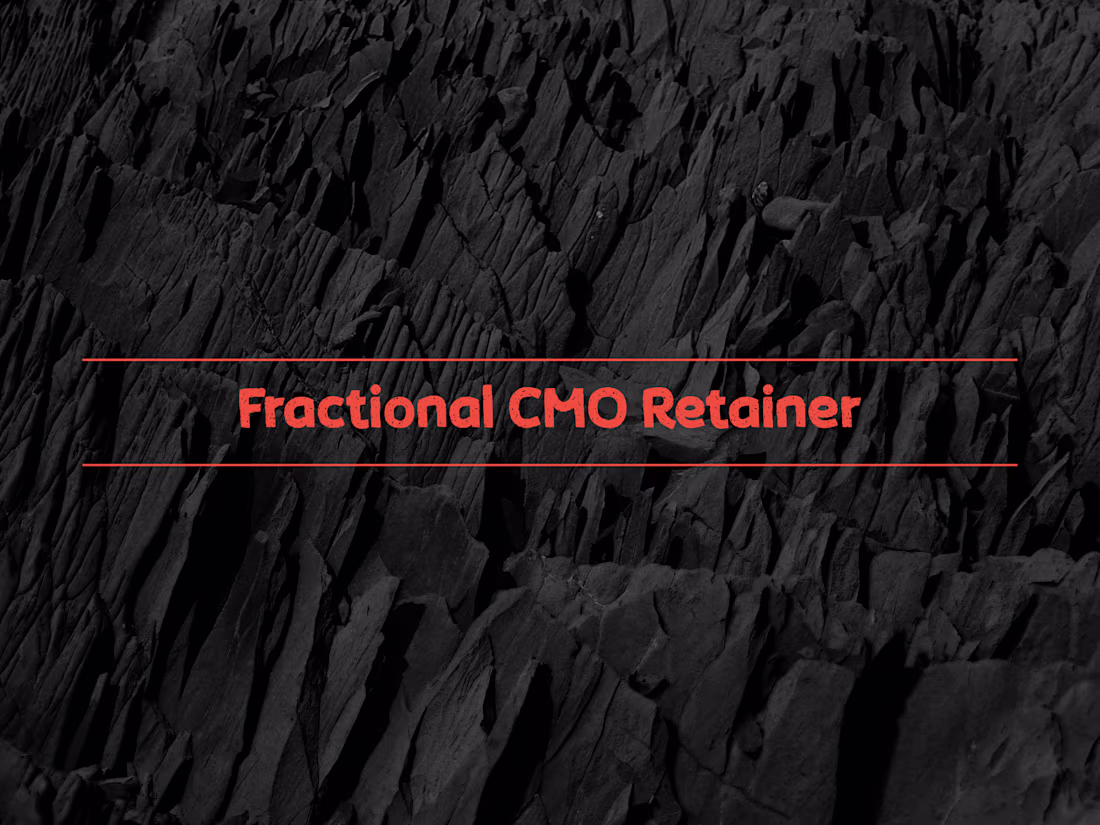 Cover image for Fractional CMO Retainer — Growth Execution