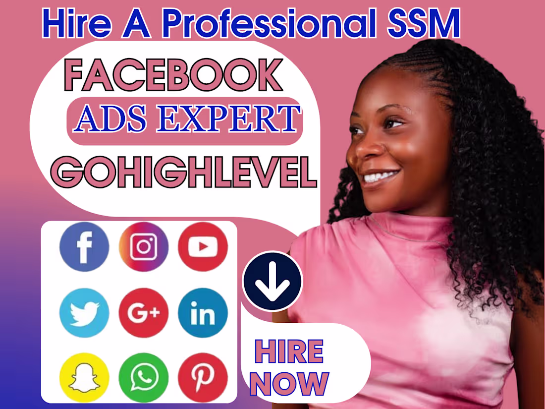 Cover image for Facebook ADS expert Gohighlevel