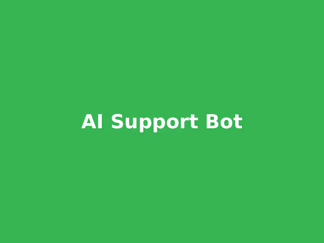 Cover image for AI Support / Knowledge-Base Bot