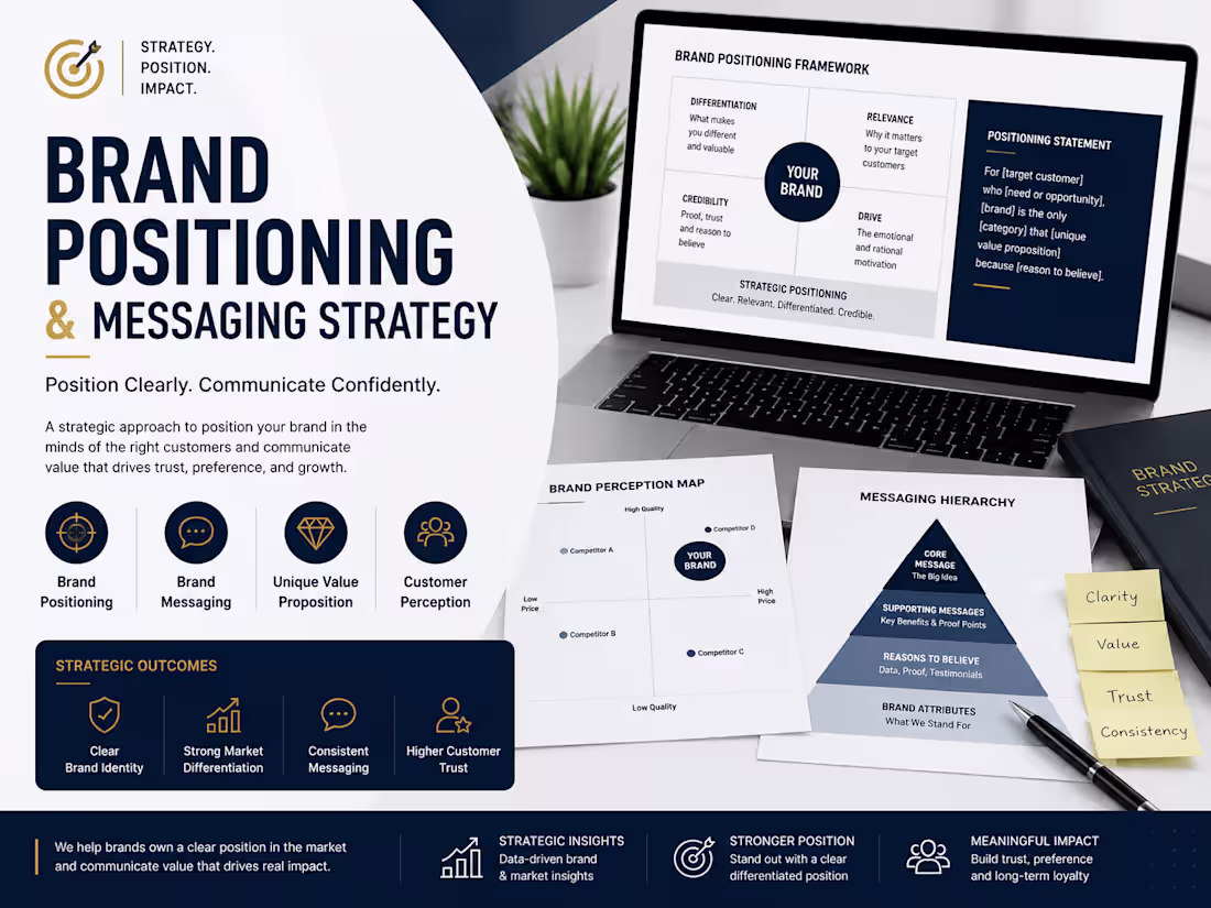 Cover image for Brand Positioning & Messaging Strategy for Startups