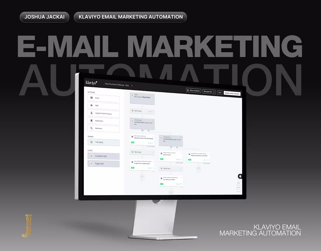 Cover image for Klaviyo Email Marketing Flow Automation for E-Com Brand