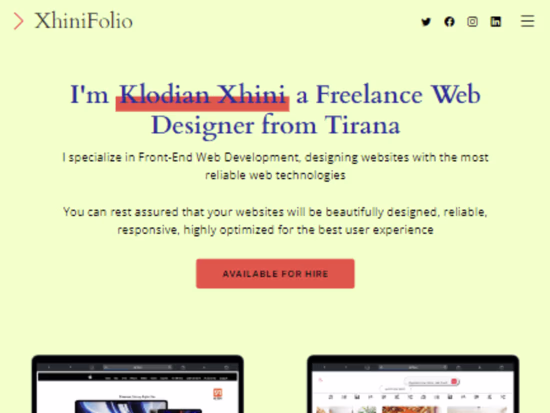 Cover image for Professional Multi-Page Portfolio Website 