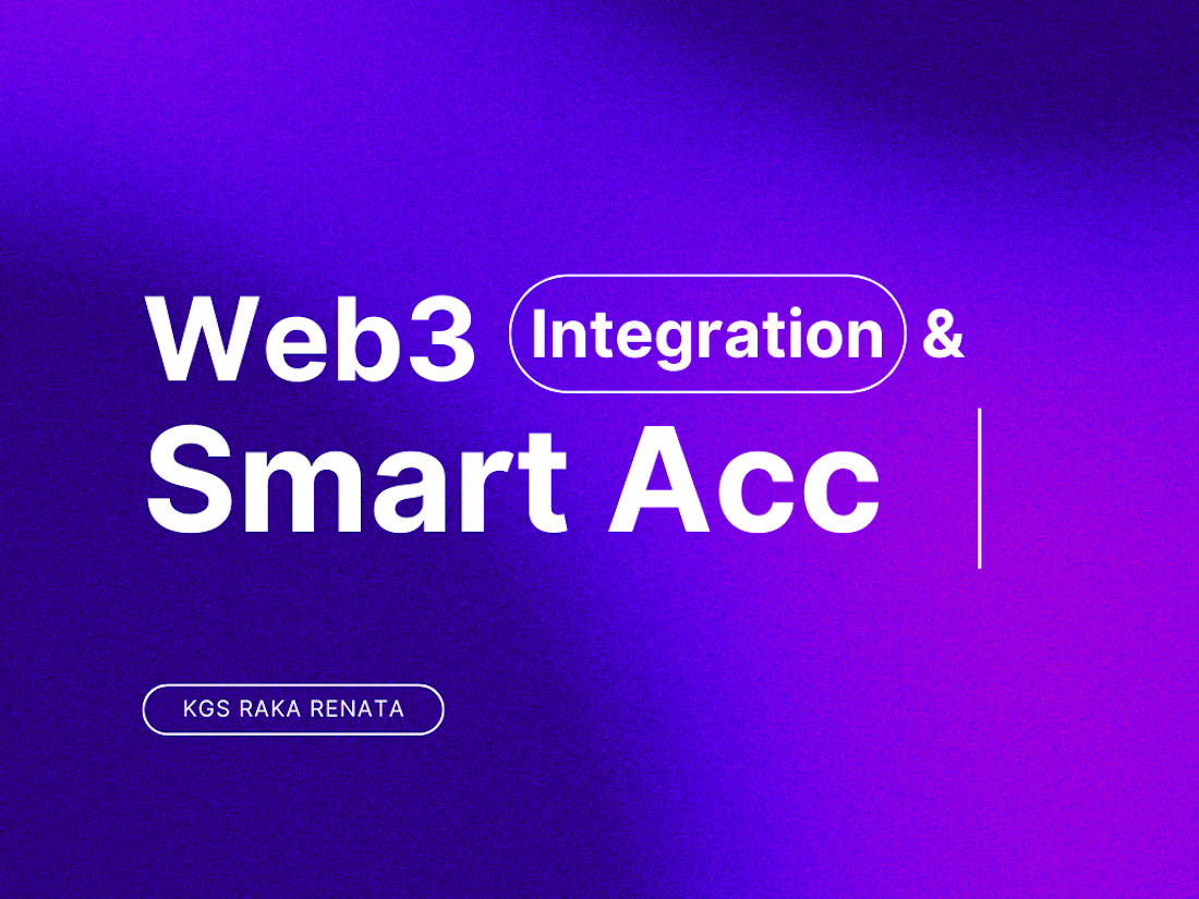 Cover image for Web3 Integration & Smart Account Setup