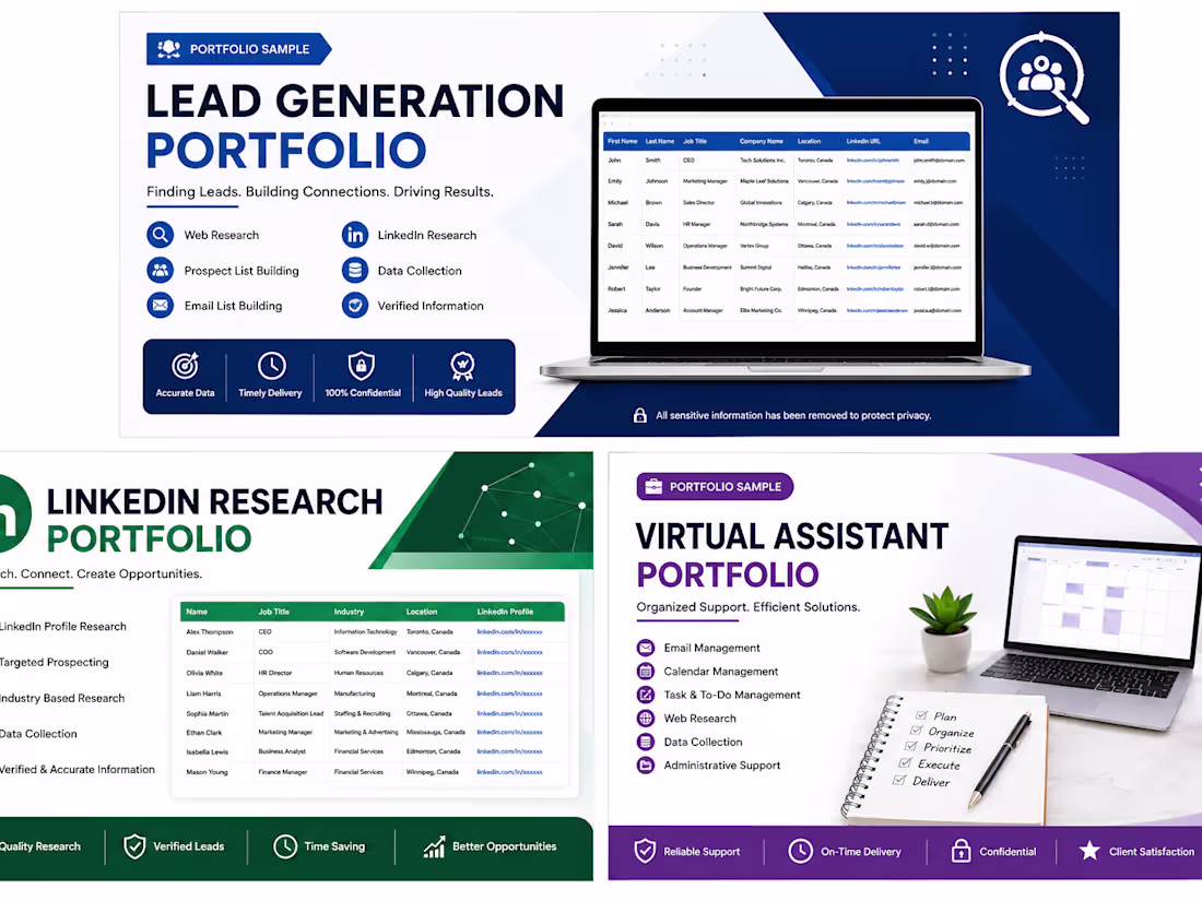 Cover image for Canadian Recruitment Lead Generation Sample