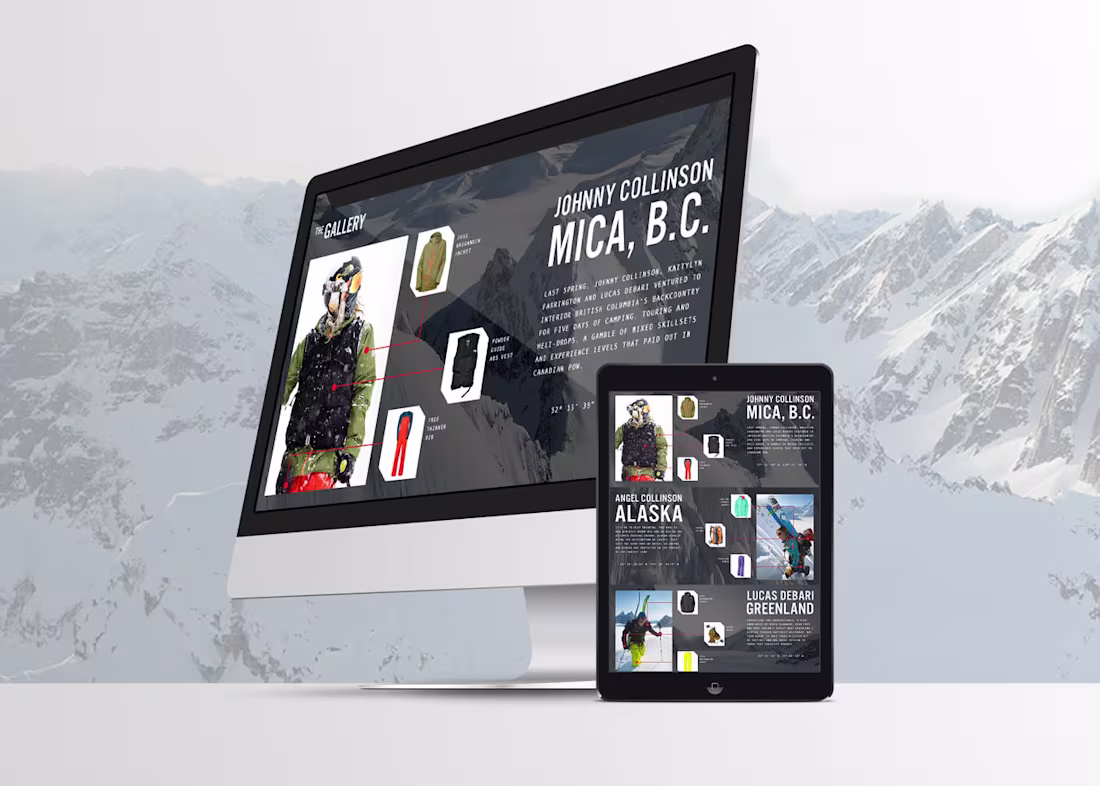 Cover image for The North Face Steep Series Microsite Development