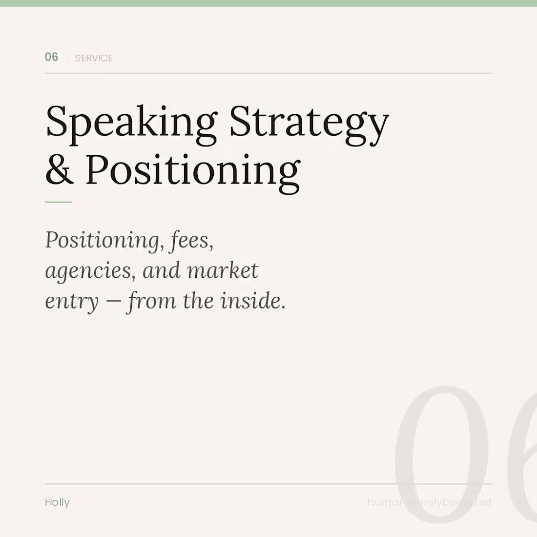 Cover image for Speaking Strategy & Positioning 