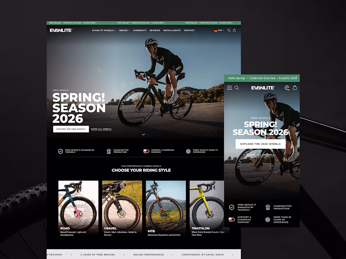 Cover image for Designing a High-Performance eCommerce Experience for EVANLITE