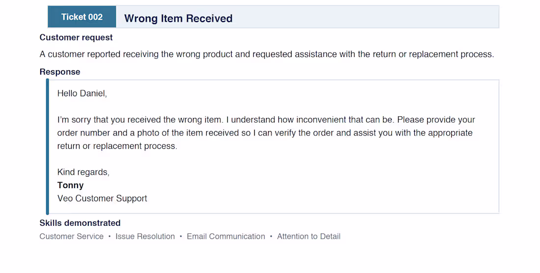 Cover image for Customer Support Assistant in Veo