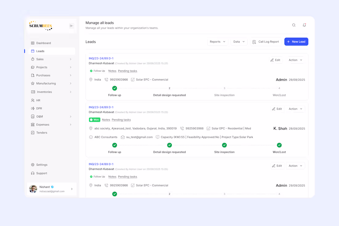 Cover image for Worked on Scrumbee dashboard last year 🌟