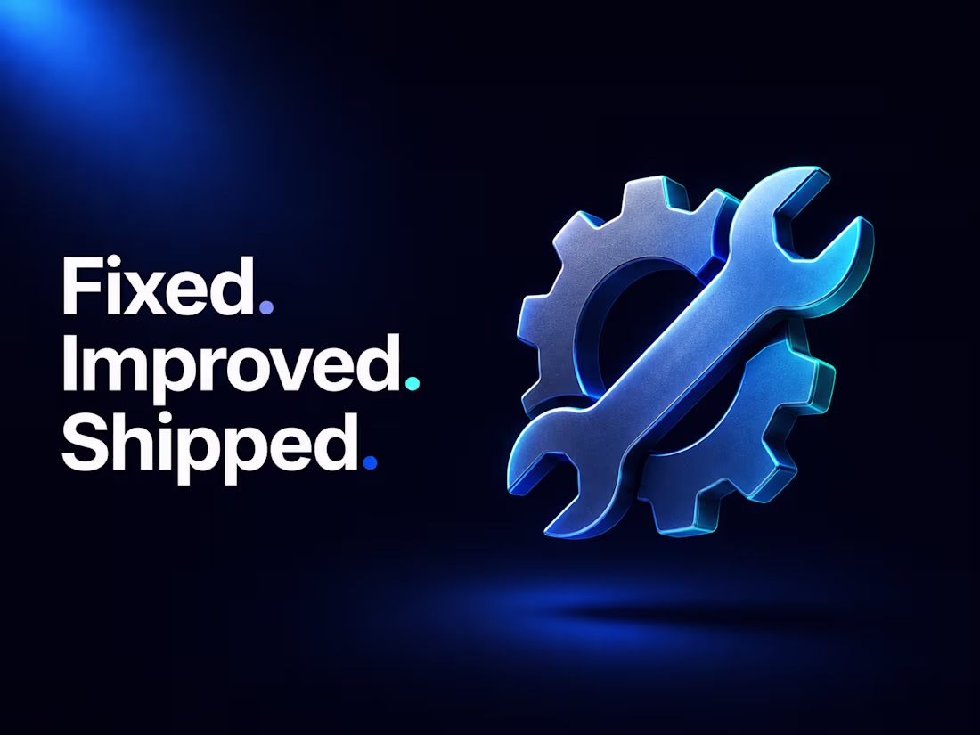 Cover image for Feature Additions & Bug Fixes