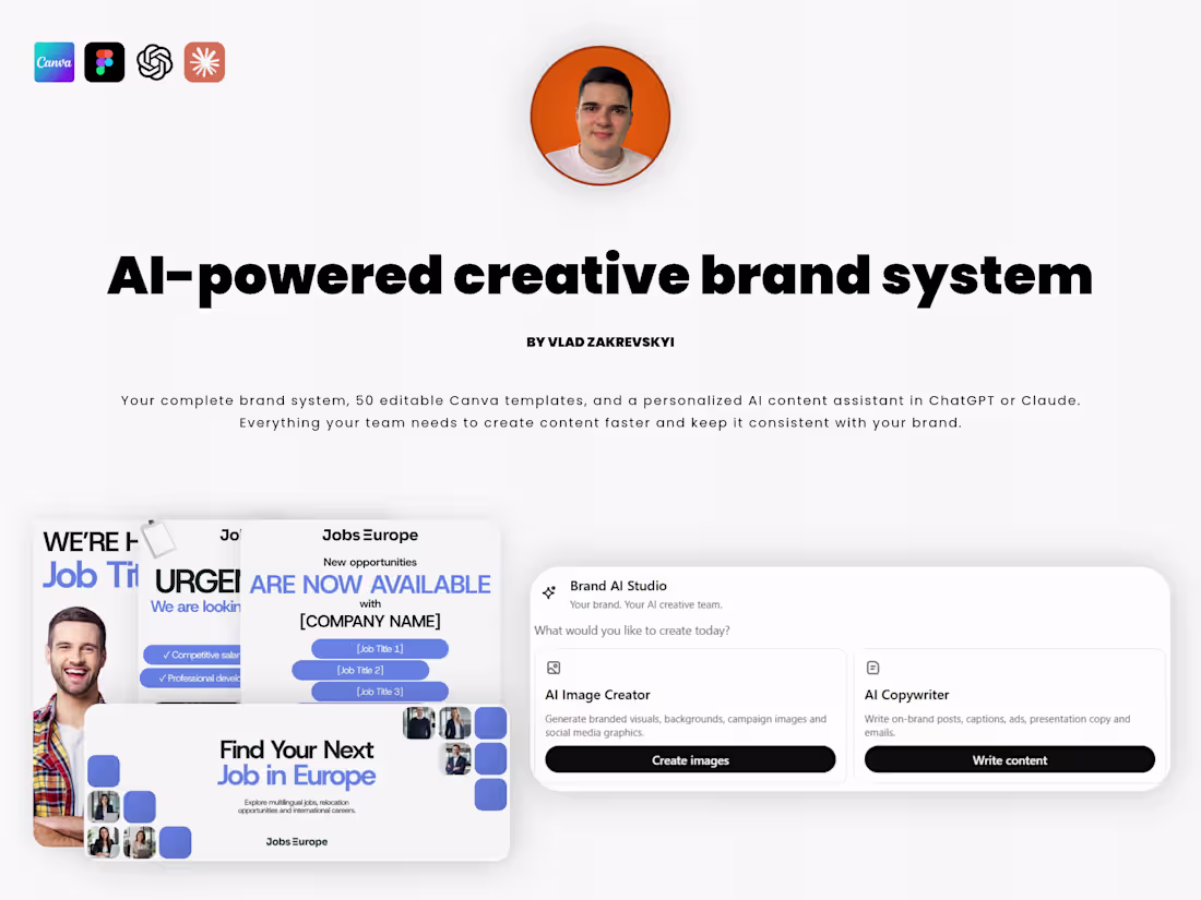 Cover image for AI-powered creative brand system