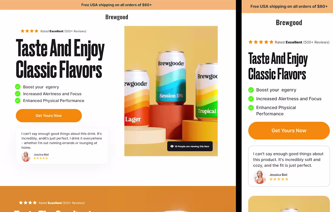 Cover image for Shopify Landing Page Design With Replo