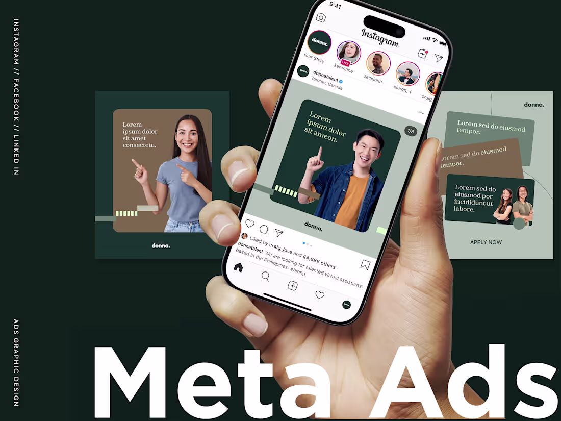 Cover image for Canva Designer for Static Ads /  Social Media Design System 