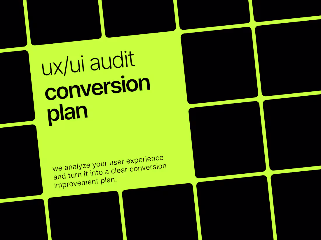 Cover image for  UX/UI Audit & Conversion Improvement Plan