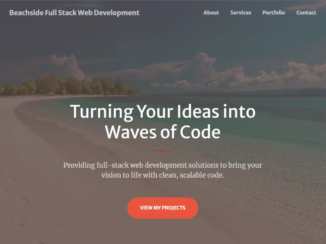 Cover image for Portfolio Site for my Business