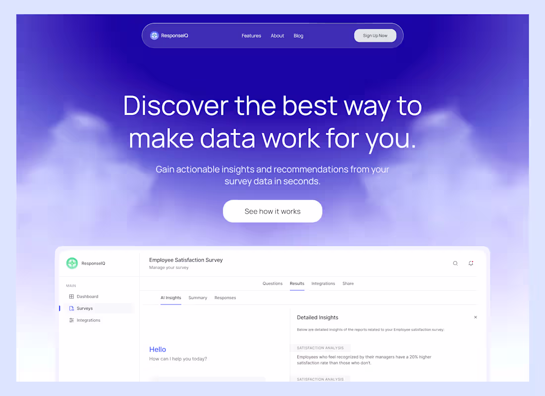 Cover image for Response IQ Website Development