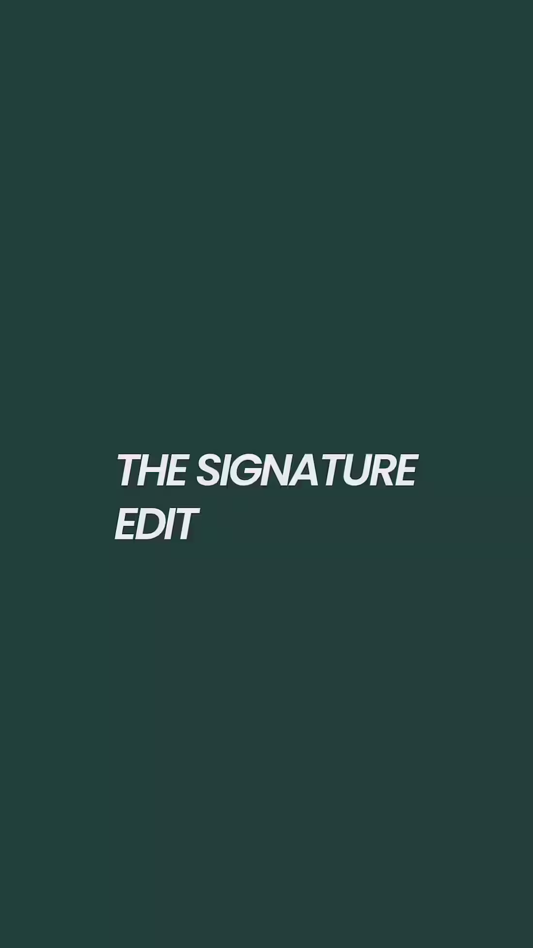 Cover image for The Signature Edit