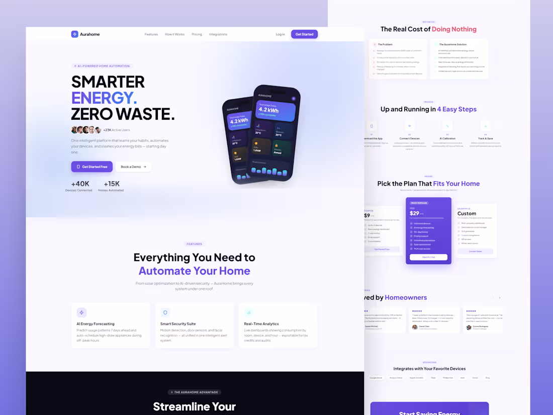 Cover image for AuraHome is an AI-powered smart