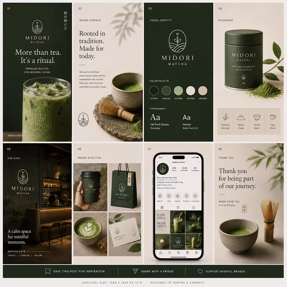 Cover image for Matcha Shop Branding