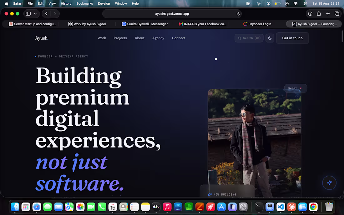 Cover image for Just shipped my personal site