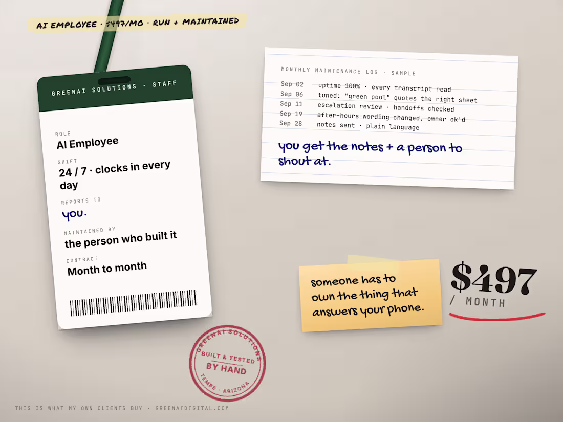 Cover image for AI Employee - built, run and maintained monthly