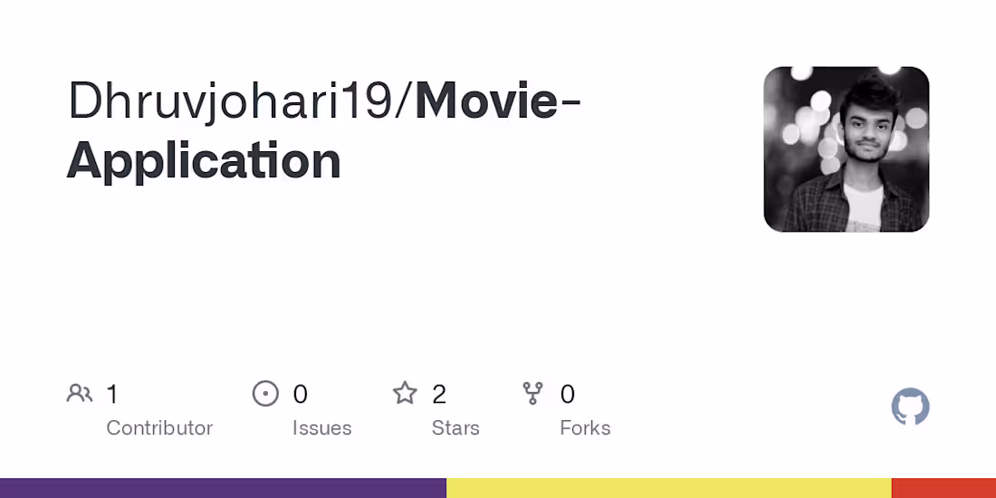 Cover image for Dhruvjohari19/Movie-Application