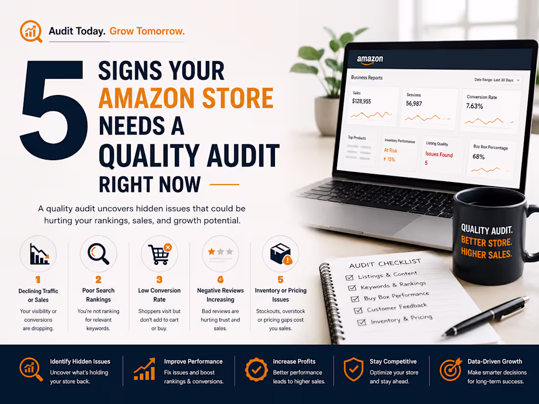 Cover image for Amazon Store Quality Audit for Enhanced Performance