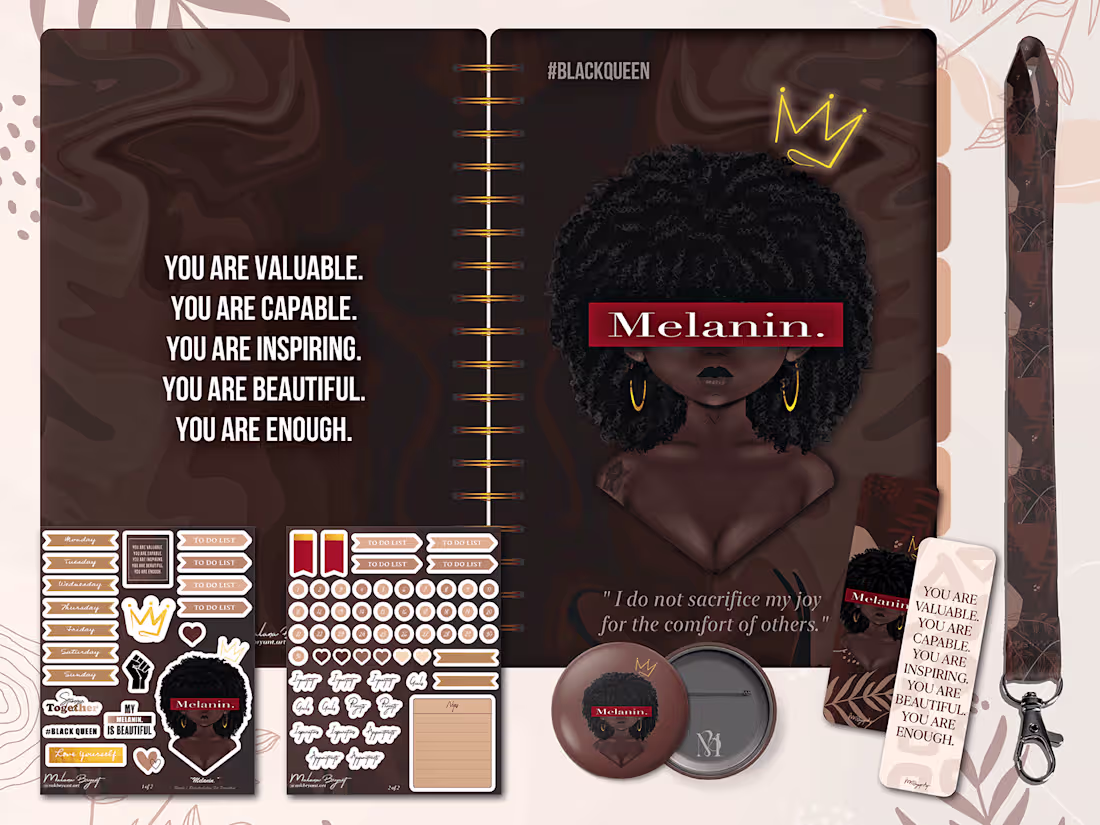 Cover image for Melanin Planner & Merch