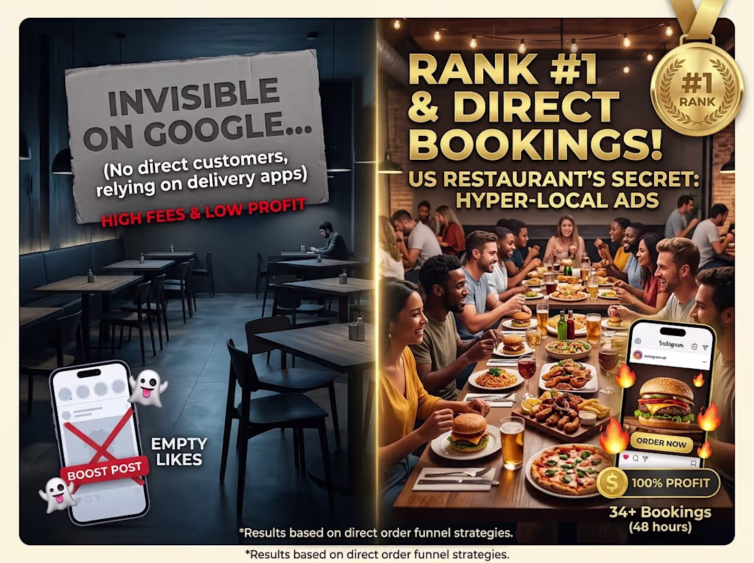Cover image for Restaurant Growth Engine: Google Maps Ranking + Meta Ads Direct 