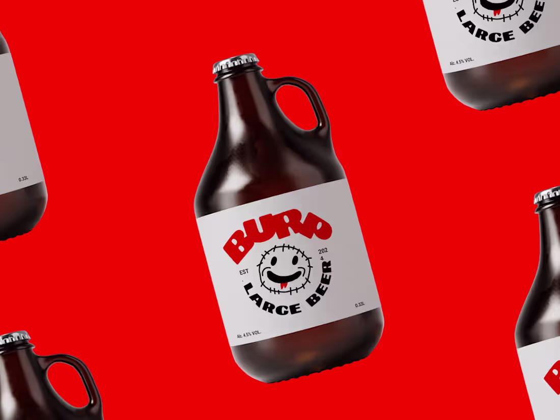 Cover image for Burp — Bold Beer Brand & Packaging