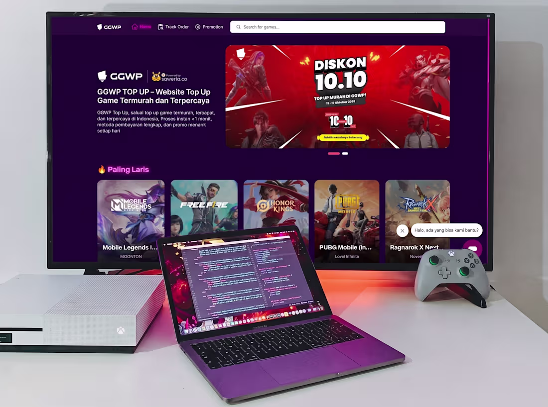 Cover image for Game top-up platform with separate