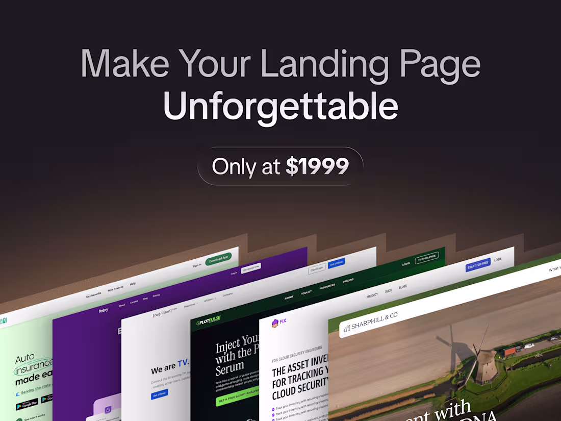 Cover image for Make Your Landing Page Unforgettable