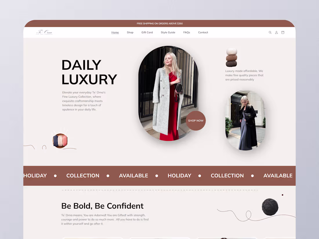 Cover image for Figma to Shopify Conversion: Te`Orna