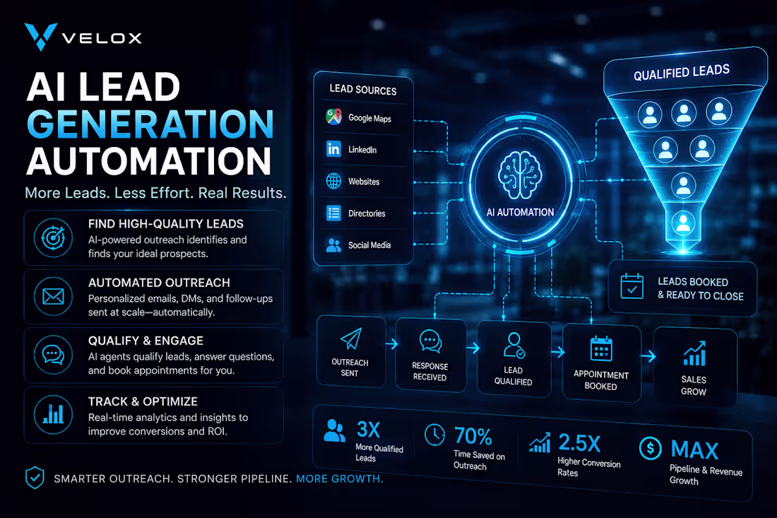 Cover image for Velonix AI Lead Generation