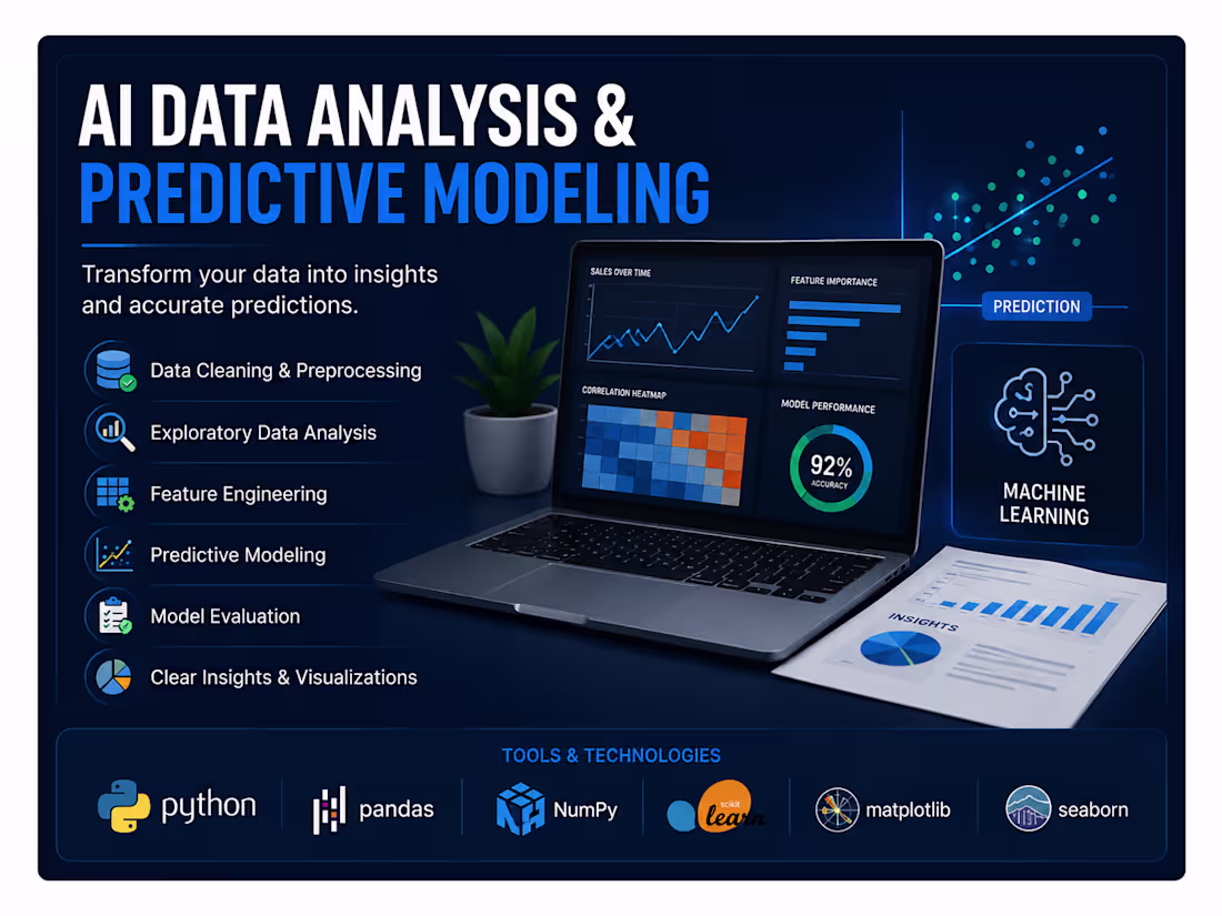 Cover image for AI Data Analysis & Predictive Modeling