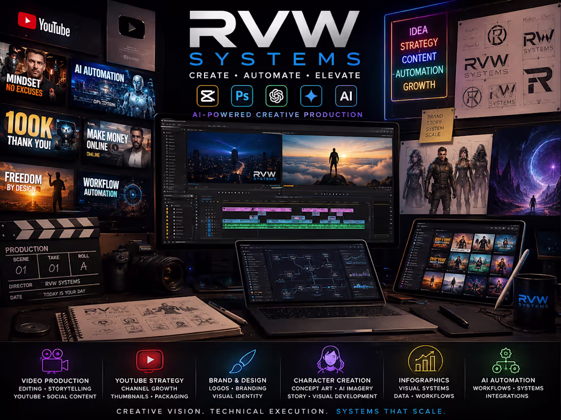 Cover image for Video Production, YouTube Strategy & AI Creative