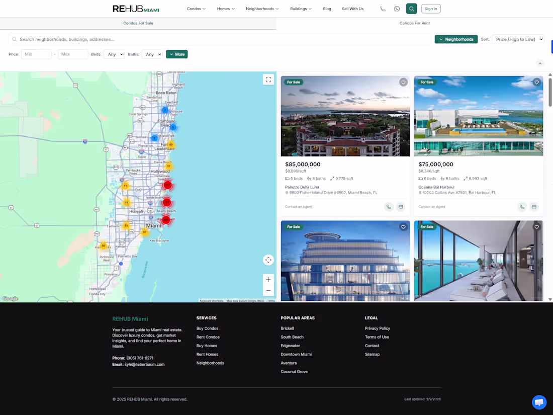Cover image for Full Stack Engeineer - https://www.rehubmiami.com/