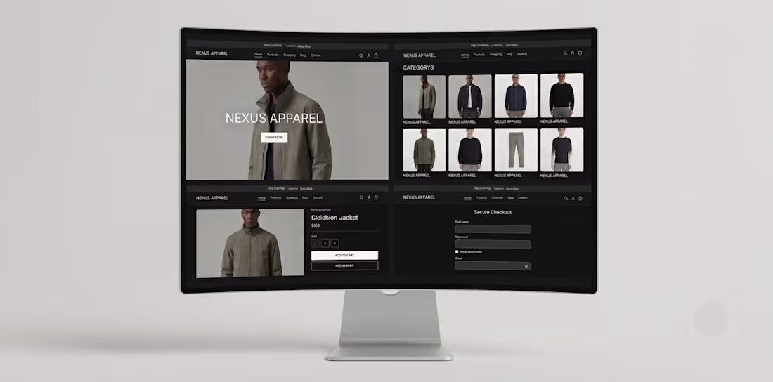 Cover image for Project Title:
Modern Responsive E-Commerce /