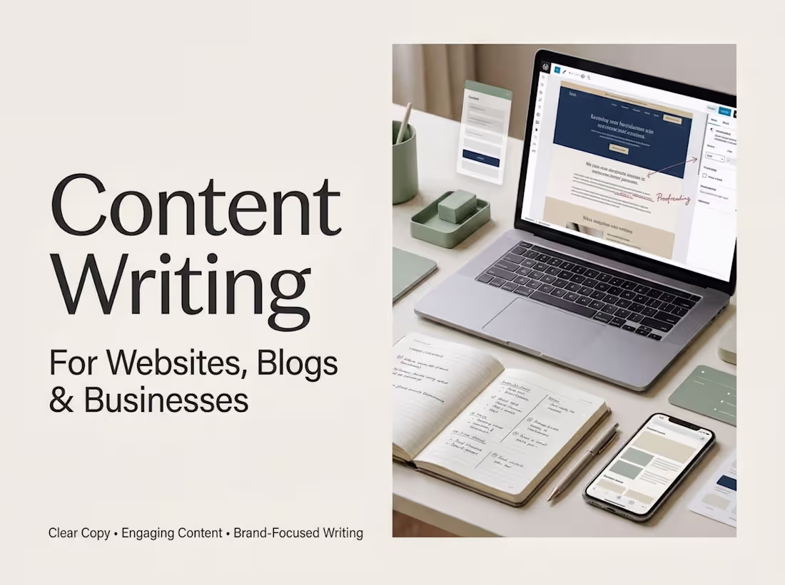 Cover image for Content Writing for Websites, Blogs & Businesses