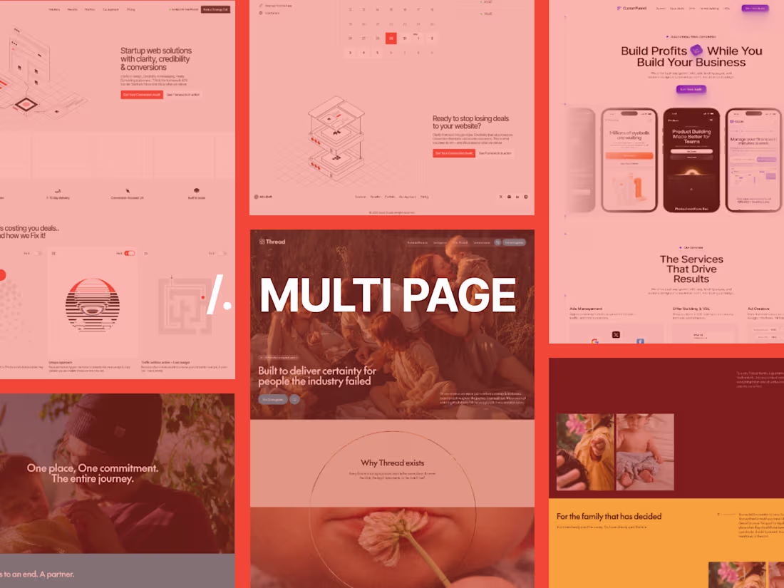 Cover image for Multipage Website Design & Development