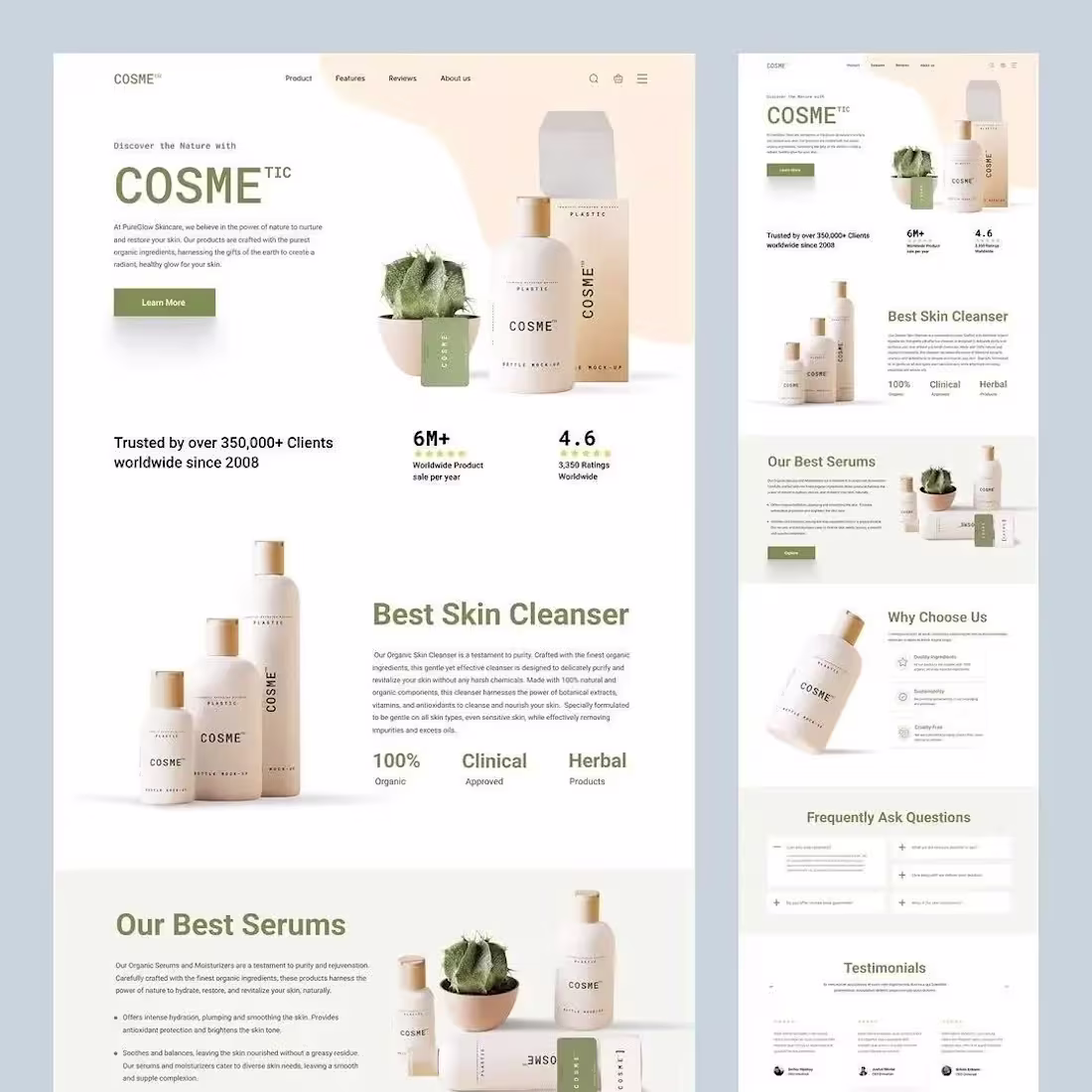 Cover image for cosmetic product website