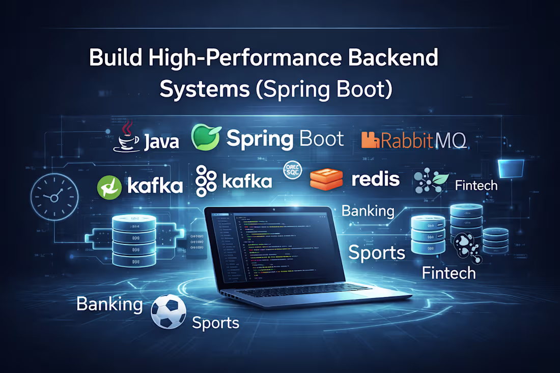 Cover image for Build High-Performance Backend Systems (Spring Boot)
