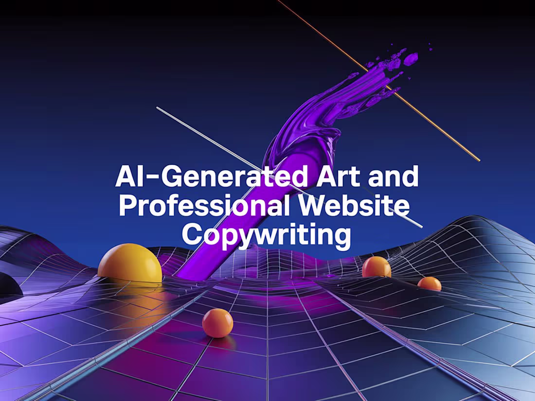 Cover image for AI Generated Art & Website Copywriting to Elevate Your Brand