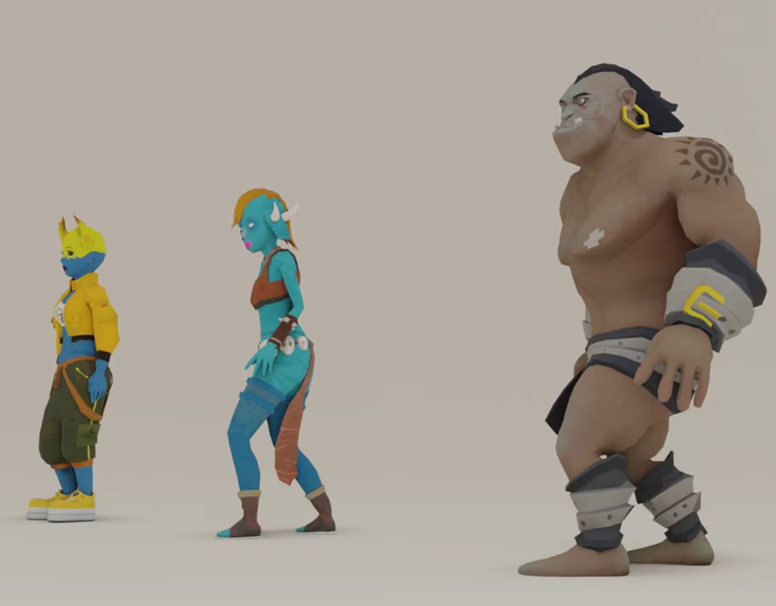 Cover image for 3D Animation Characters on Behance