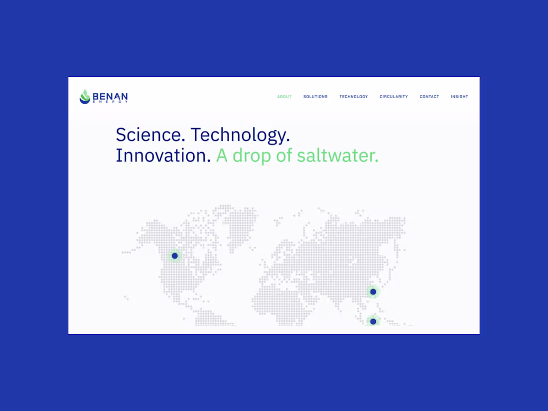 Cover image for BenAn Energy — Enterprise Web Design & Webflow Development
